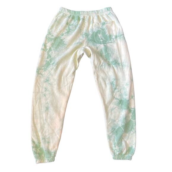 MARKET Arc Hawaiian Garden Tie Dye Green Sweatpants Size Large - Picture 5 of 8